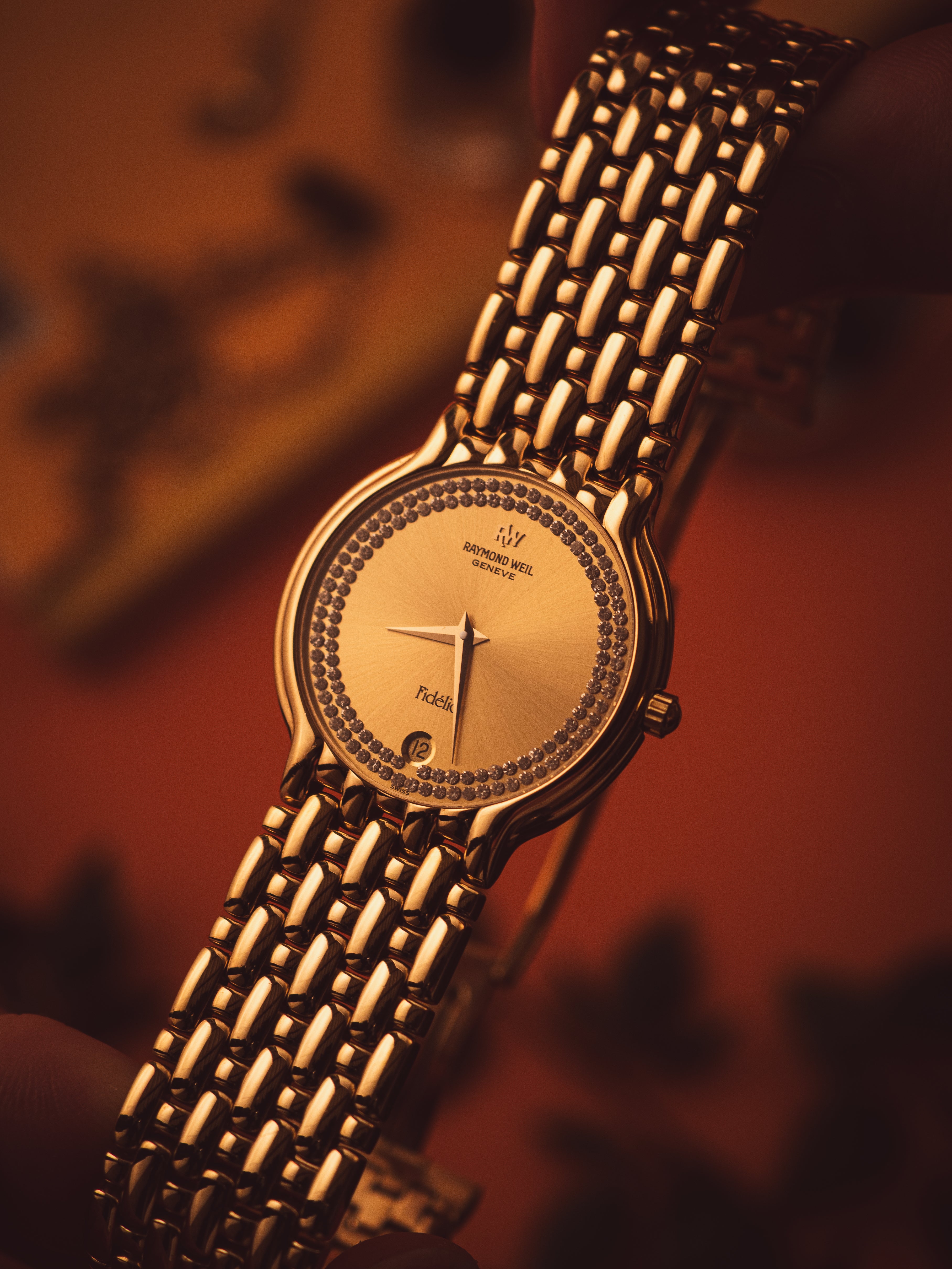 No. 126 1980s Raymond Weil Fidelio 18ct Plated