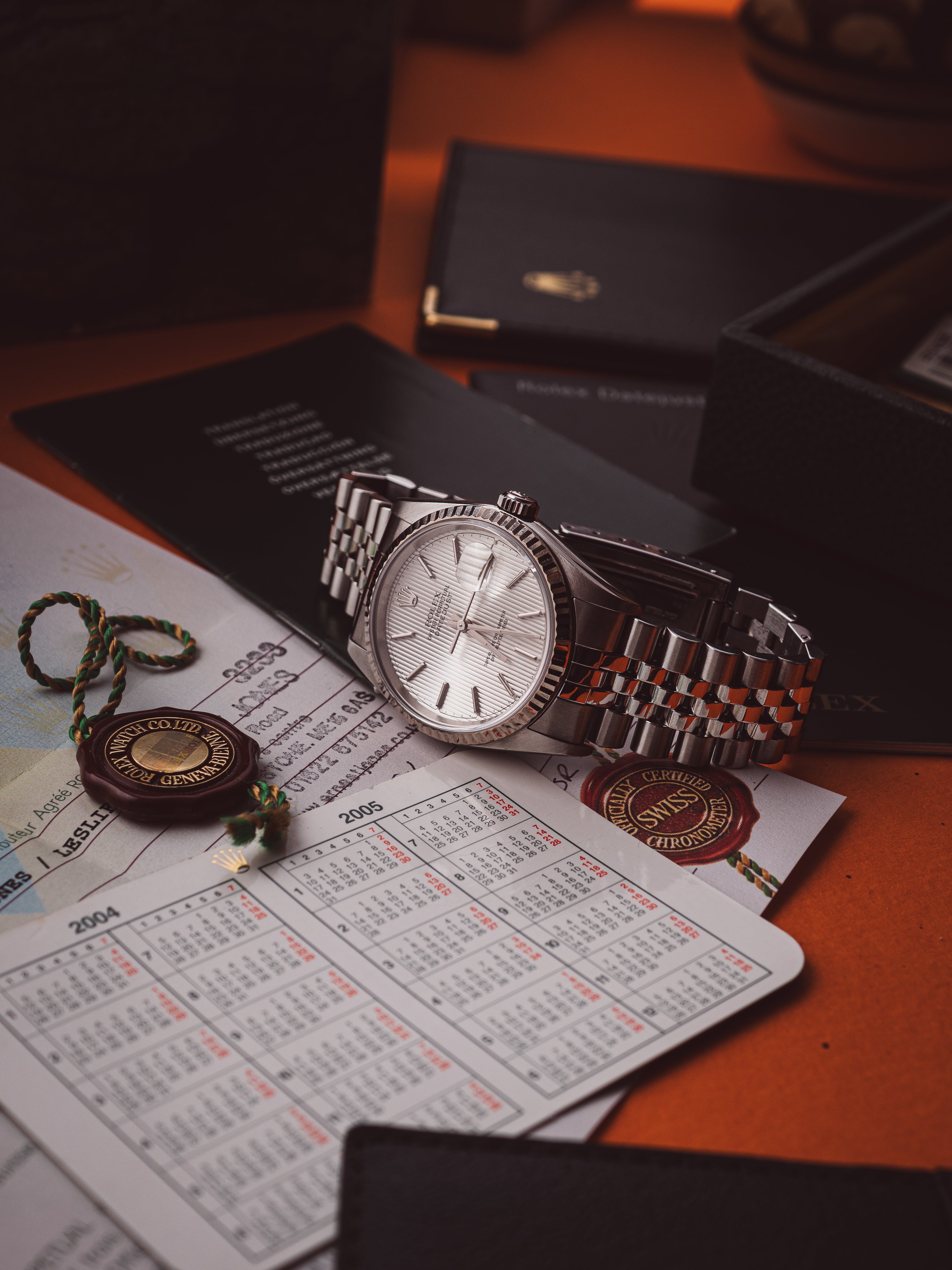No. 117 - 2005 Rolex Datejust 16234 'Tapestry' Dial