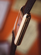 No. 129 Cartier Tank Vermeil Manual Wind 'Trinity' Dial