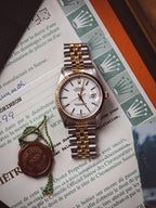 No. 130 Rolex Datejust 1997 16233 Steel & 18ct Yellow Gold