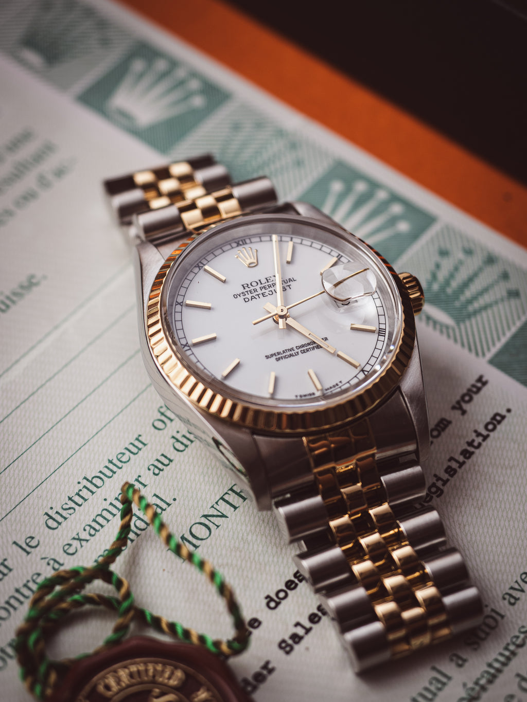 No. 130 Rolex Datejust 1997 16233 Steel & 18ct Yellow Gold