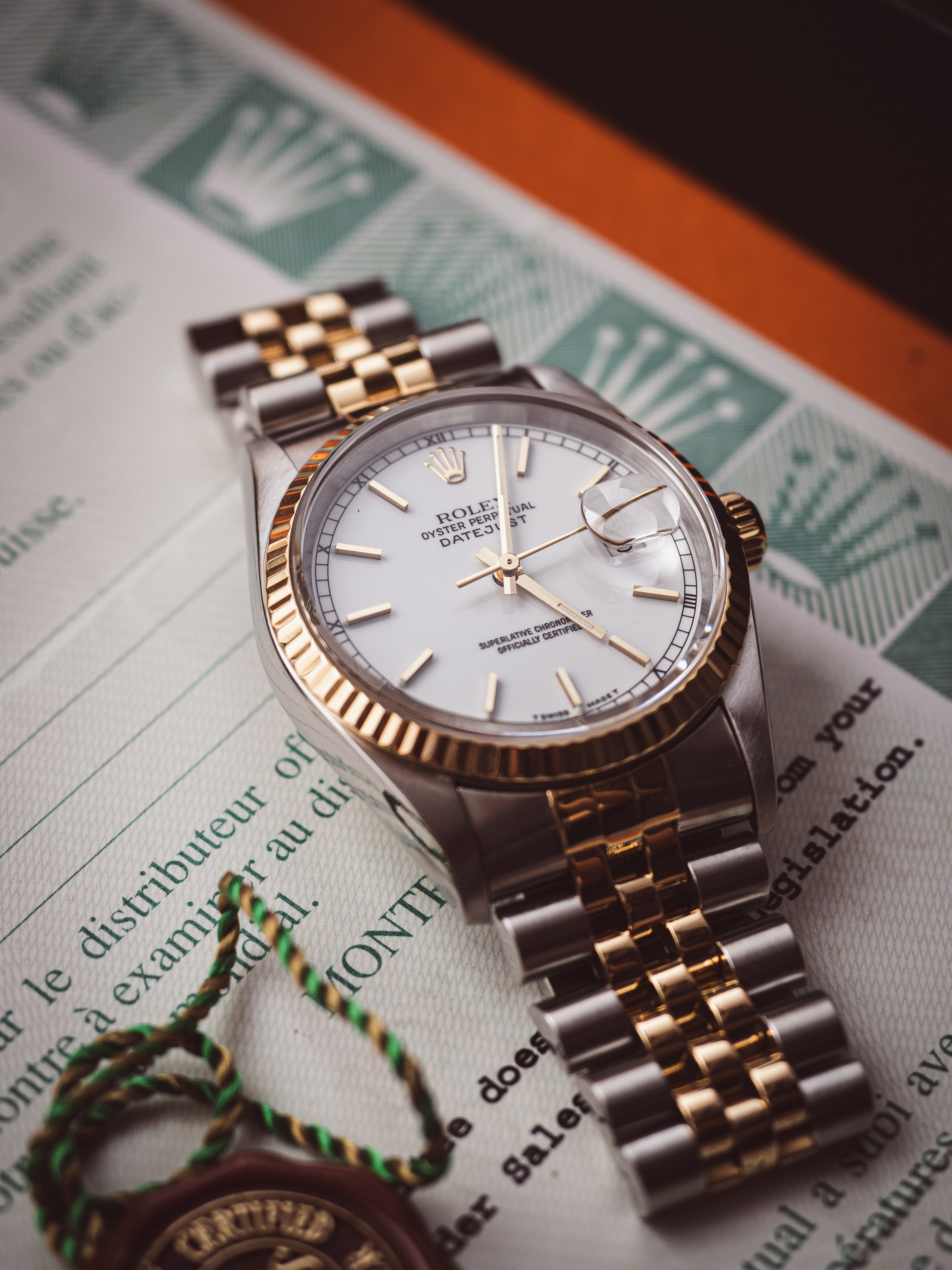 No. 130 Rolex Datejust 1997 16233 Steel & 18ct Yellow Gold