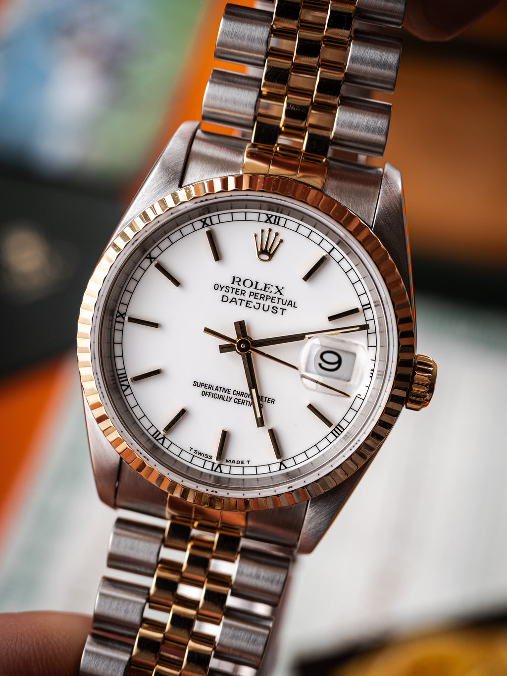 No. 130 Rolex Datejust 1997 16233 Steel & 18ct Yellow Gold