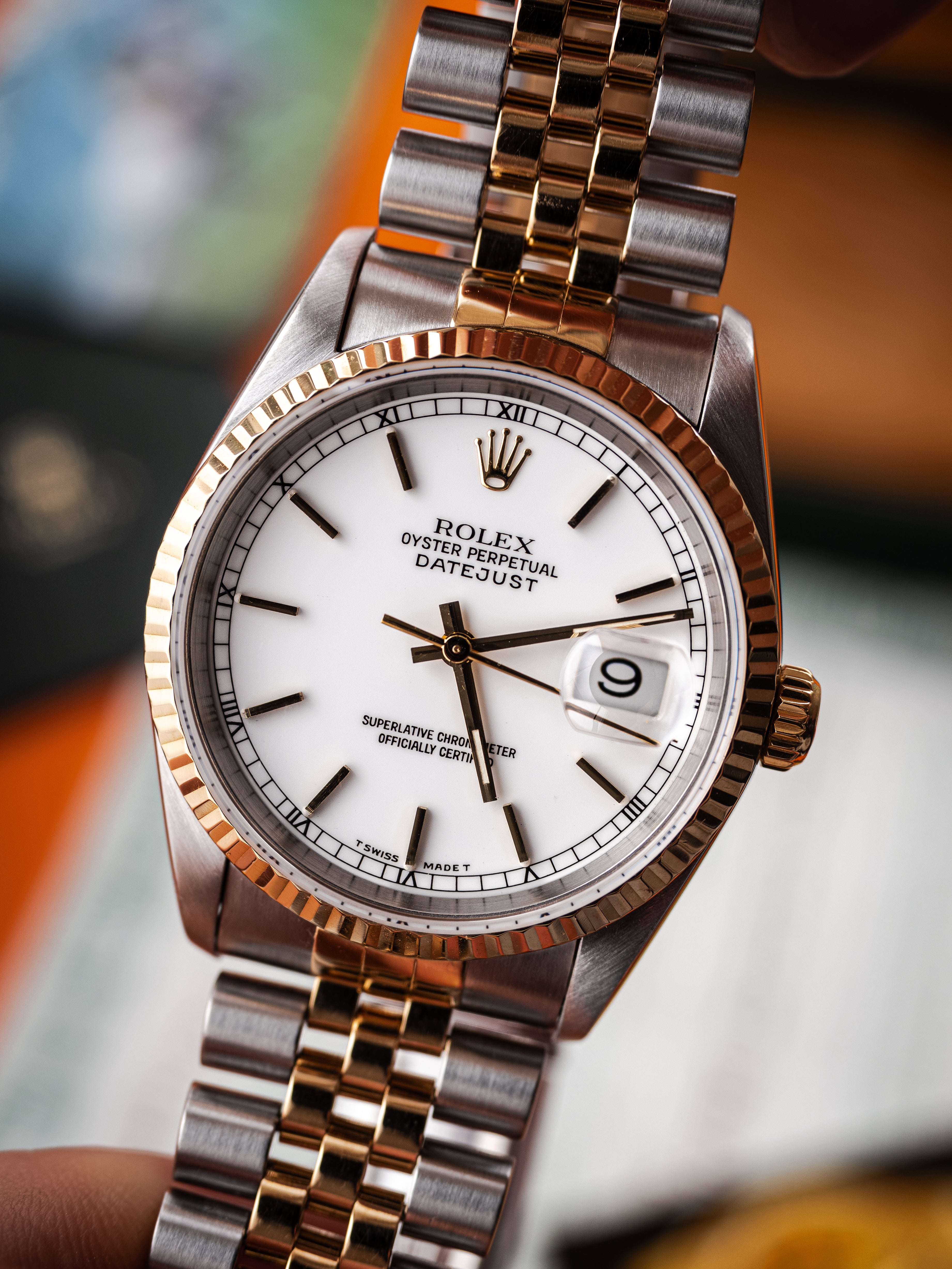 No. 130 Rolex Datejust 1997 16233 Steel & 18ct Yellow Gold