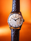 No. 135 1963 Omega Geneve 9ct with Rare 'Tiger Eye' Patina Dial 131.5405